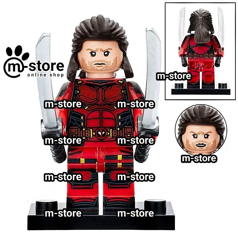 Jual brick deadpool wolverine nicepool mini toy figure | Shopee Indonesia