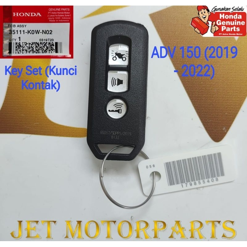 Jual 35111K0WN02 Remote Honda ADV 150 2019-2022 Ori Honda AHM | Shopee ...