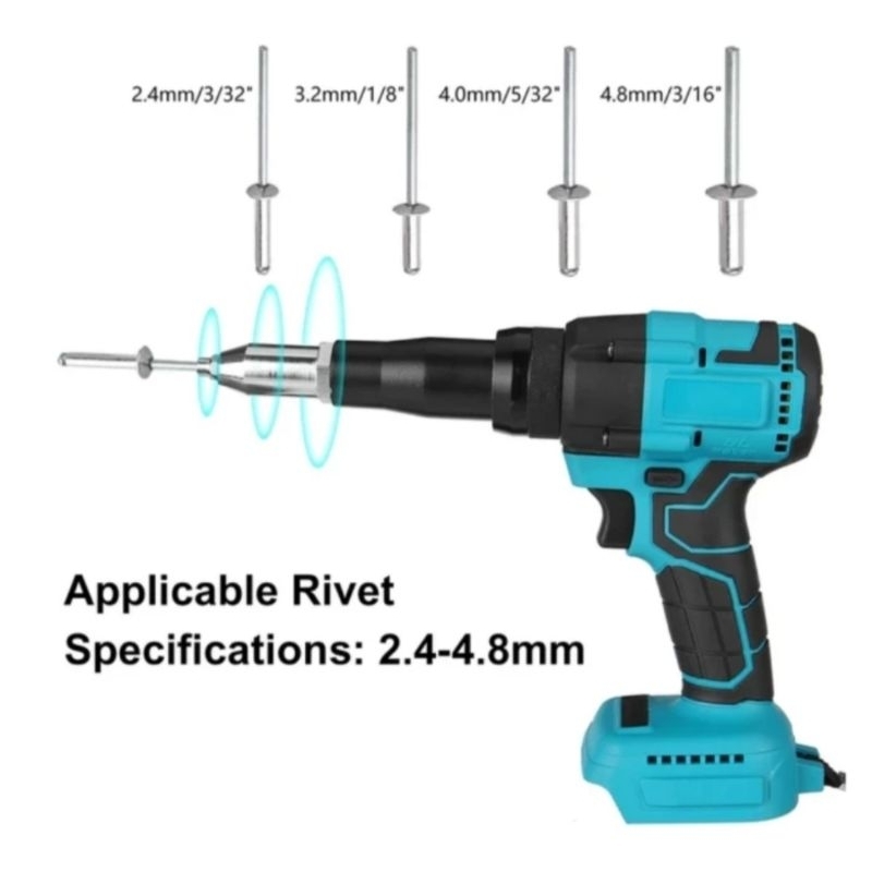 Jual Mesin Bor Rivet Electric Rivet Gun Cordles Alat Bor Rivet Mesin ...