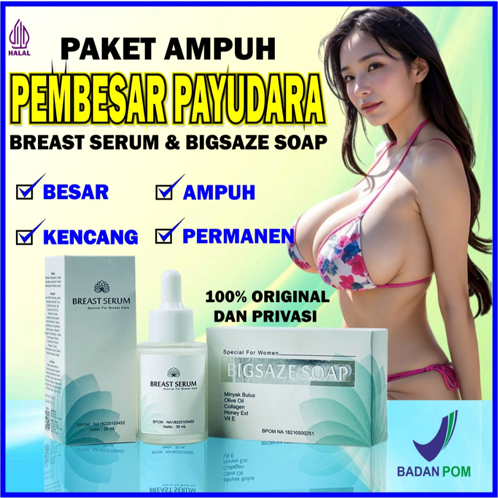 Jual Breast Serum Paket Pembesar Payudara Ampuh Permanen Original 100