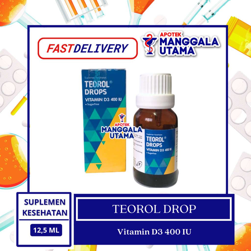 Jual TEOROL DROP 400 IU @ 12.5 ML | Shopee Indonesia