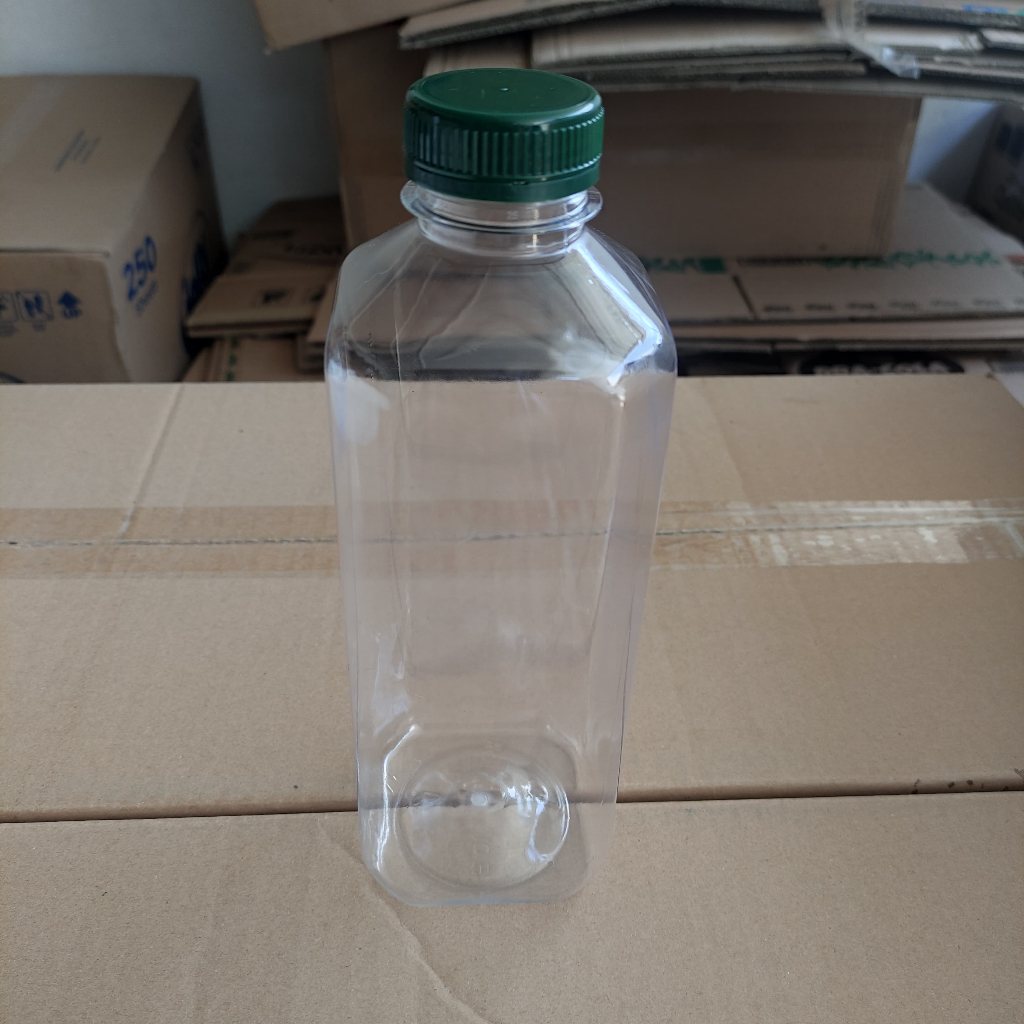 Jual Botol kale kotak 1 liter // botol plastik kick square 1 liter ...
