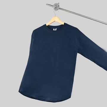 Otsky Kaos Pria Lengan Panjang Polos Cotton Combed 24s 2(K)