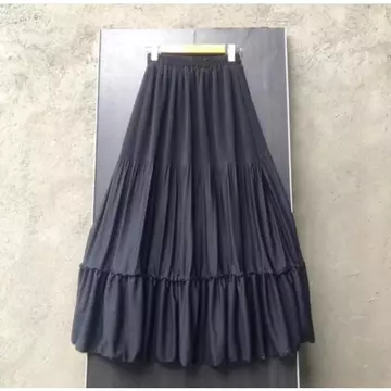Rok Plisket Susun Korea Panjang 92cm Fit To Jumbo