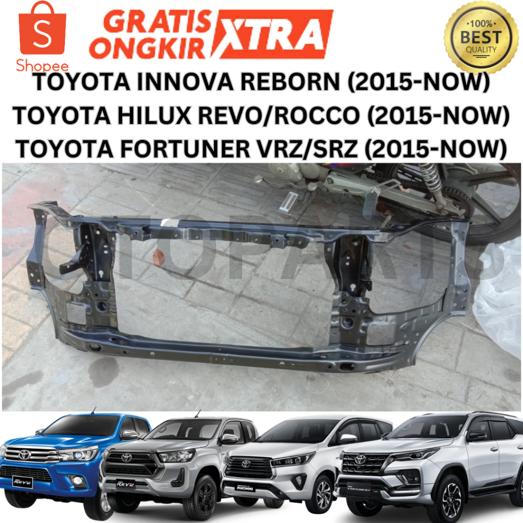 Jual BULLHEAD BULKHEAD PANEL LAMPU RADIATOR INNOVA REBORN HILUX REVO ...