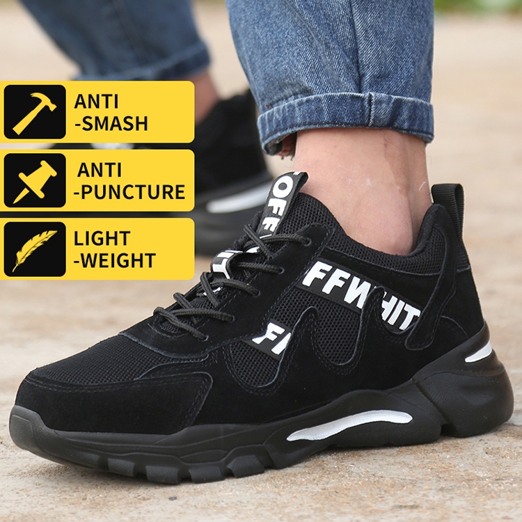 Jual Safety shoes Sepatu Safety Pria sangat ringan anti-smash sepatu ...
