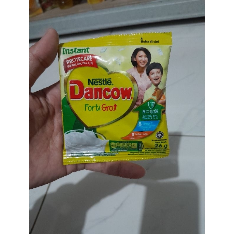 Jual NESTLE DANCOW SACHET FORTI GRO (PUTIH) 26GR | Shopee Indonesia