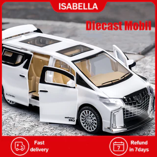 ISABELLA Mainan Mobil Mobilan Alphard Suara Anak-Anak Dan Mobil Mainan Inersia Ringan Ambulans
