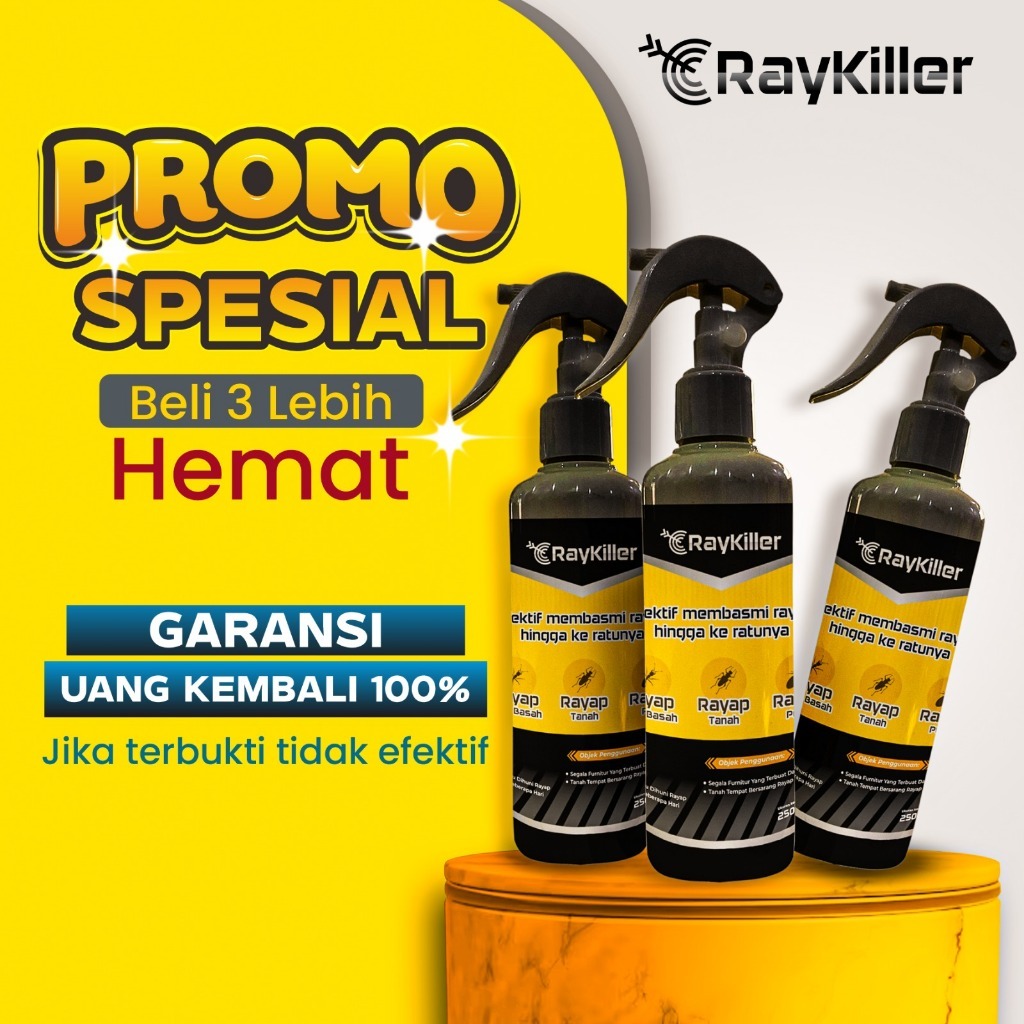 Jual Raykiller Pembasmi Rayap dan Nonor Kayu Paling Ampuh 3pcs | Shopee ...
