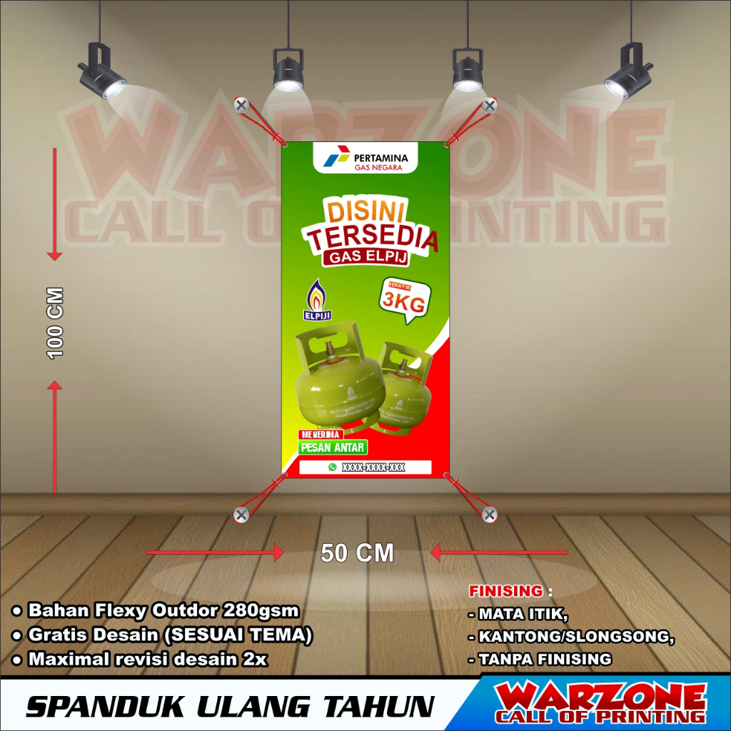 Jual SPANDUK JUAL LPG 3KG, BANNER JUAL LPG BISA COD | Shopee Indonesia