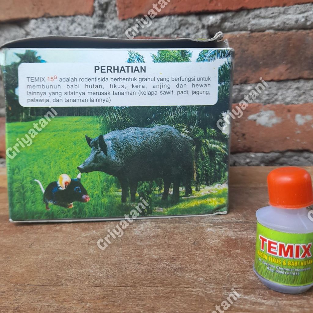 Jual TEMIX Temik Racun Tikus dan Babi Hutan Rodentisida | Shopee Indonesia