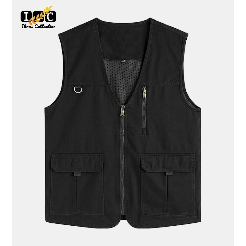 Jual Rompi Vest Pria Simple | Rompi Pria Memancing - Travel - Safari ...