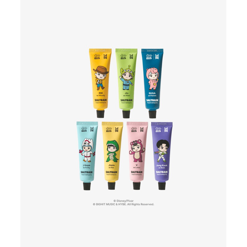 Jual [PRE ORDER] MD TOOTHPASTE TINY TAN TOY STORY BTS RM WOODY JIN ...