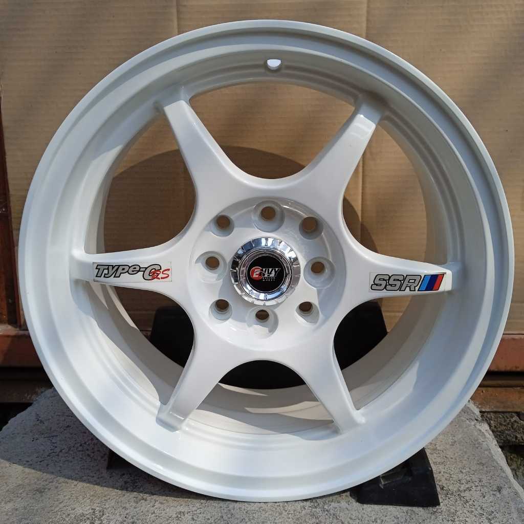 Jual Velg SSR Type C R15 Hol 8 Warna Putih | Shopee Indonesia