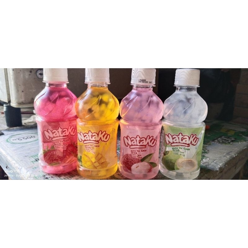 Jual minuman nataku 250 ml dgn rasa buah2 an | Shopee Indonesia