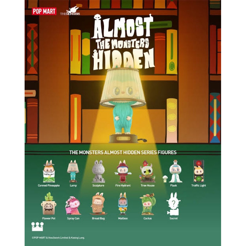 Jual ien ien POP MART Labubu THE MONSTERS Almost Hidden Series Blind ...