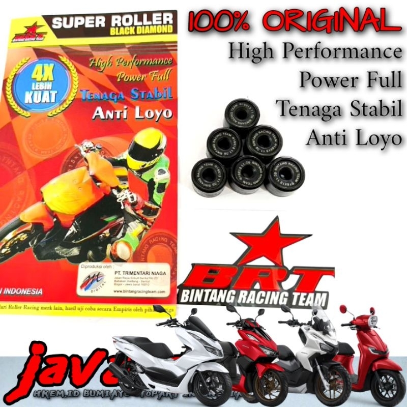 Jual Roller Racing BRT Stylo PCX ADV Vario 160 Roler BeAT Deluxe Genio ...