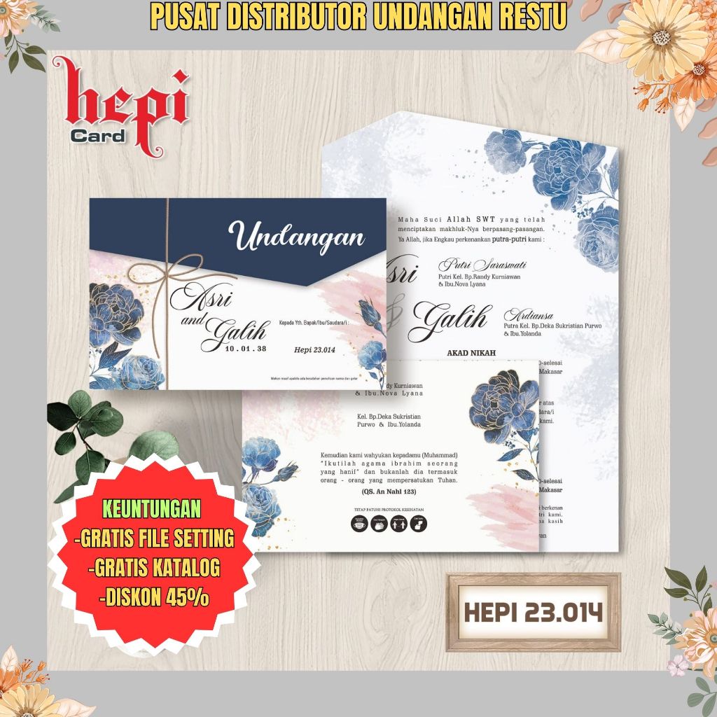jasagi0423様 （Jual Blangko Undangan Hepi 23.021 terbaru harga 