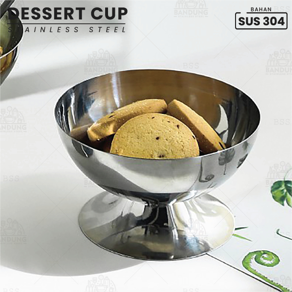 Jual SUS 304 Stainless Steel Ice Cream Cup Gelas Es Krim Dessert ...