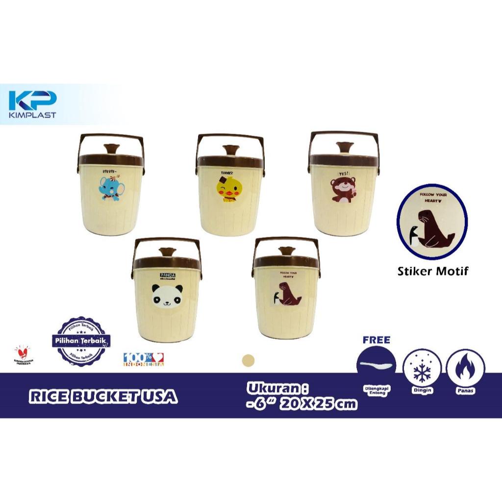 Jual Rice Bucket 6L Kimplast Karakter | Shopee Indonesia