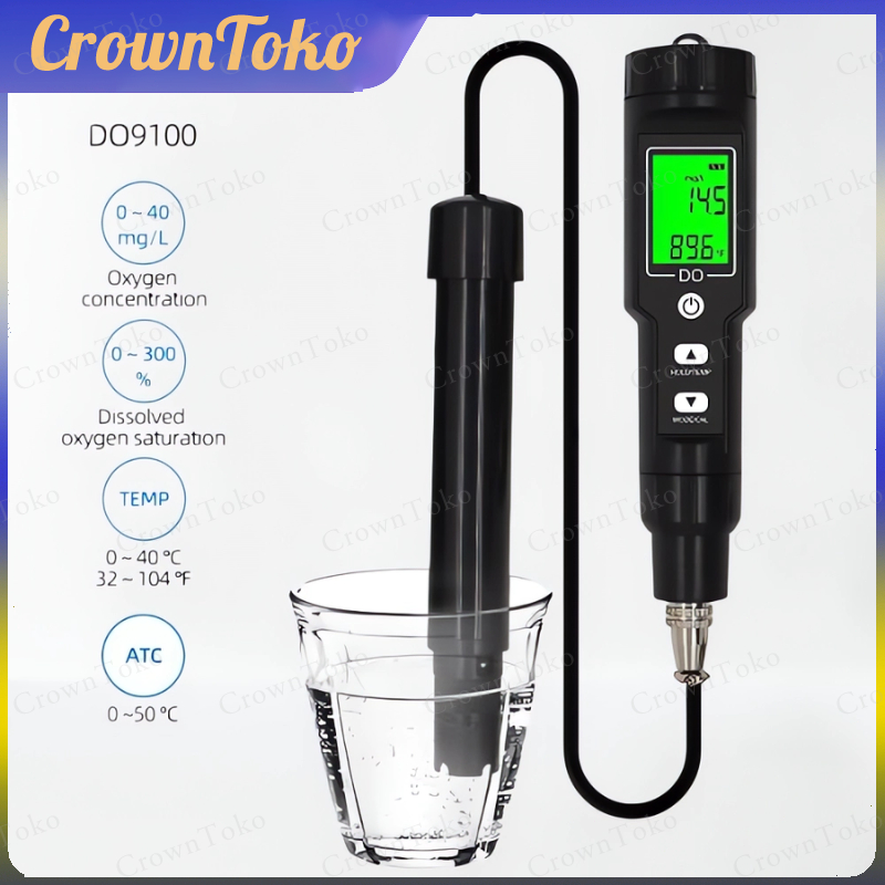 Jual DO meter oksigen air Dissolved Oxygen Meter DO9100 DO Tester ...