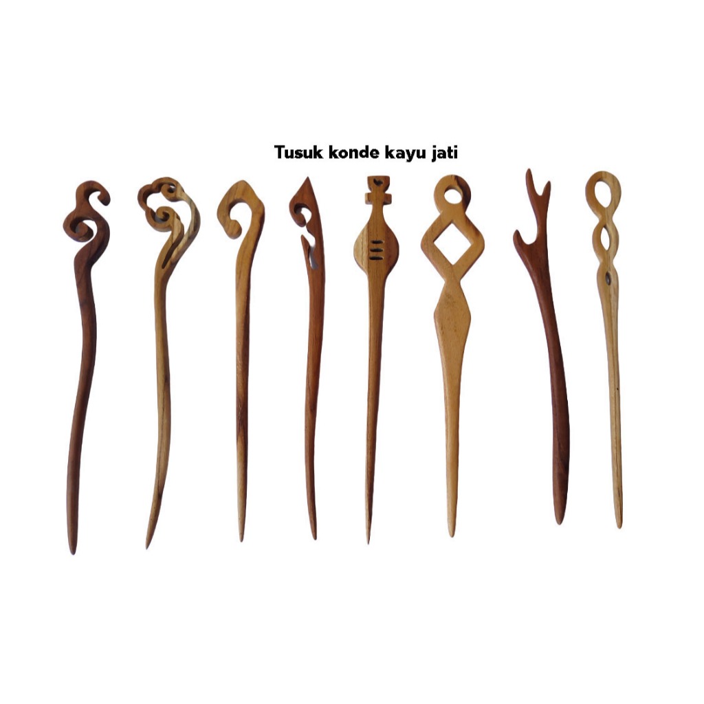 Jual Tusuk konde/ tusuk kayu konde/ Vintage hair sticks/jepit rambut ...