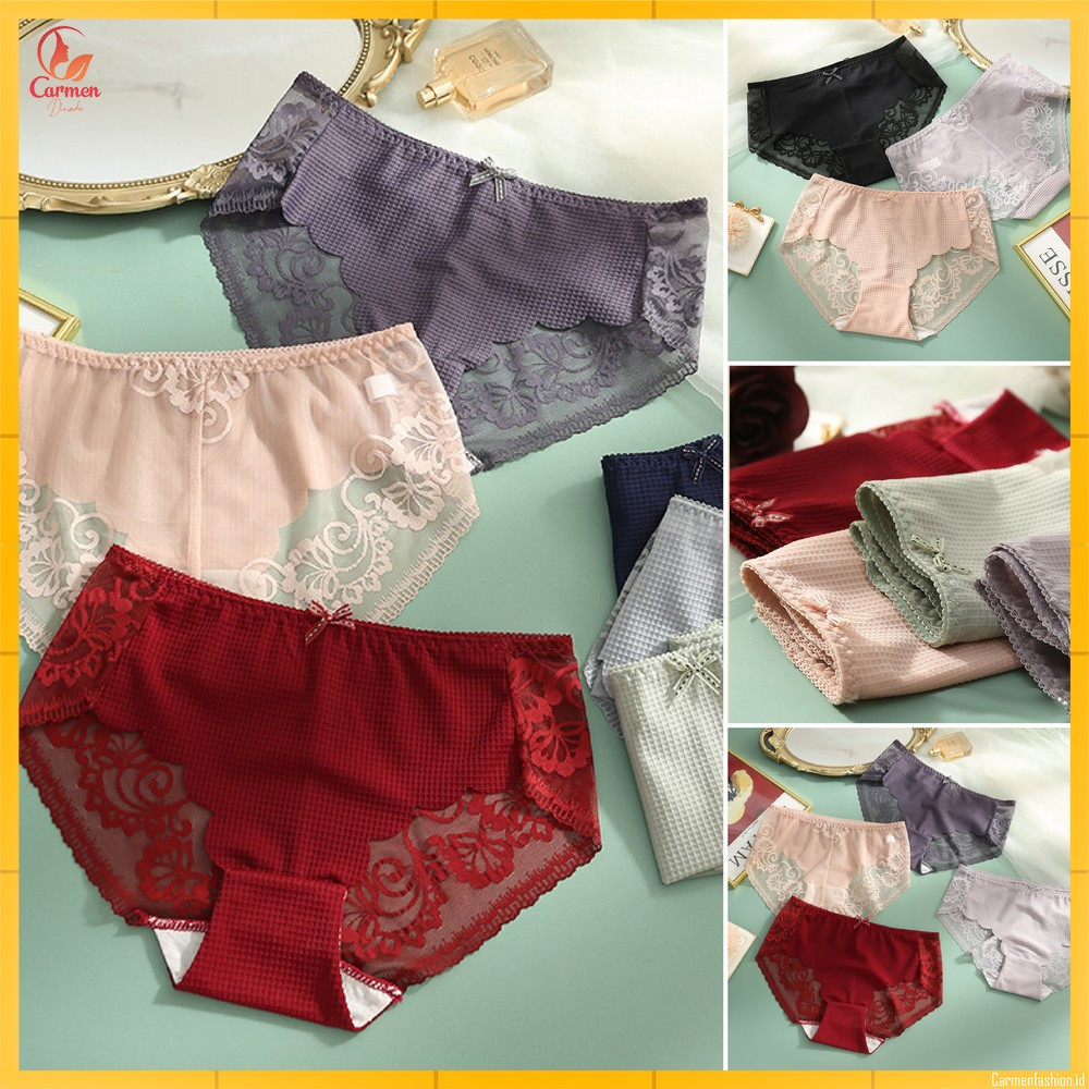 Jual Celana Dalam Wanita Motif Pita Renda Undies Sexy Elegant Lace ...