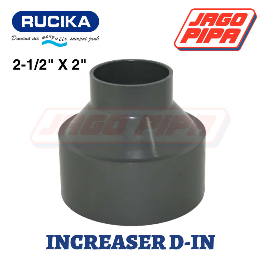 Jual Rucika Reducer Socket D 2-1/2 x 2 inch Fitting PVC Reducing Socket ...