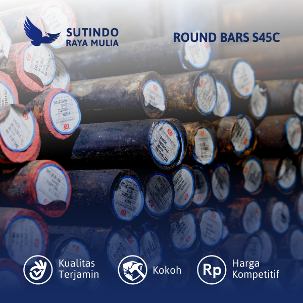 Jual BESI ROUND BARS S45C 6 METER | Shopee Indonesia