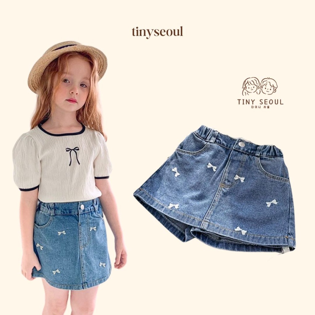 Jual TINY SEOUL ROK DENIM ANAK PREMIUM - DAKOTA JEANS SKIRT - Rok ...