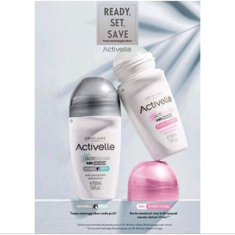 Jual Activelle Deodorant Roll On Anti Perspirant Oriflame | Shopee ...