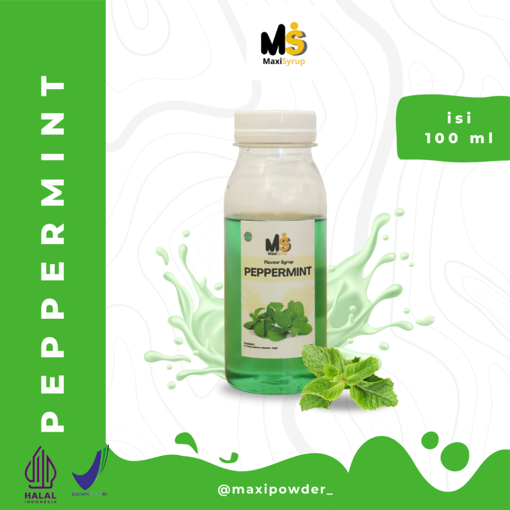 Jual Syrup Rasa Peppermint 100ml / Sirup Peppermint Termurah ...