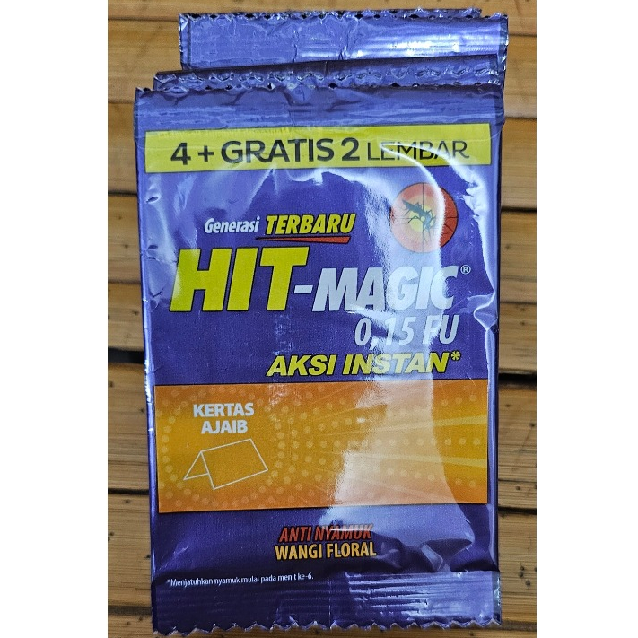Jual Hit Magic Obat nyamuk bakar kertas ajaib satu renceng isi 12 pcs ...