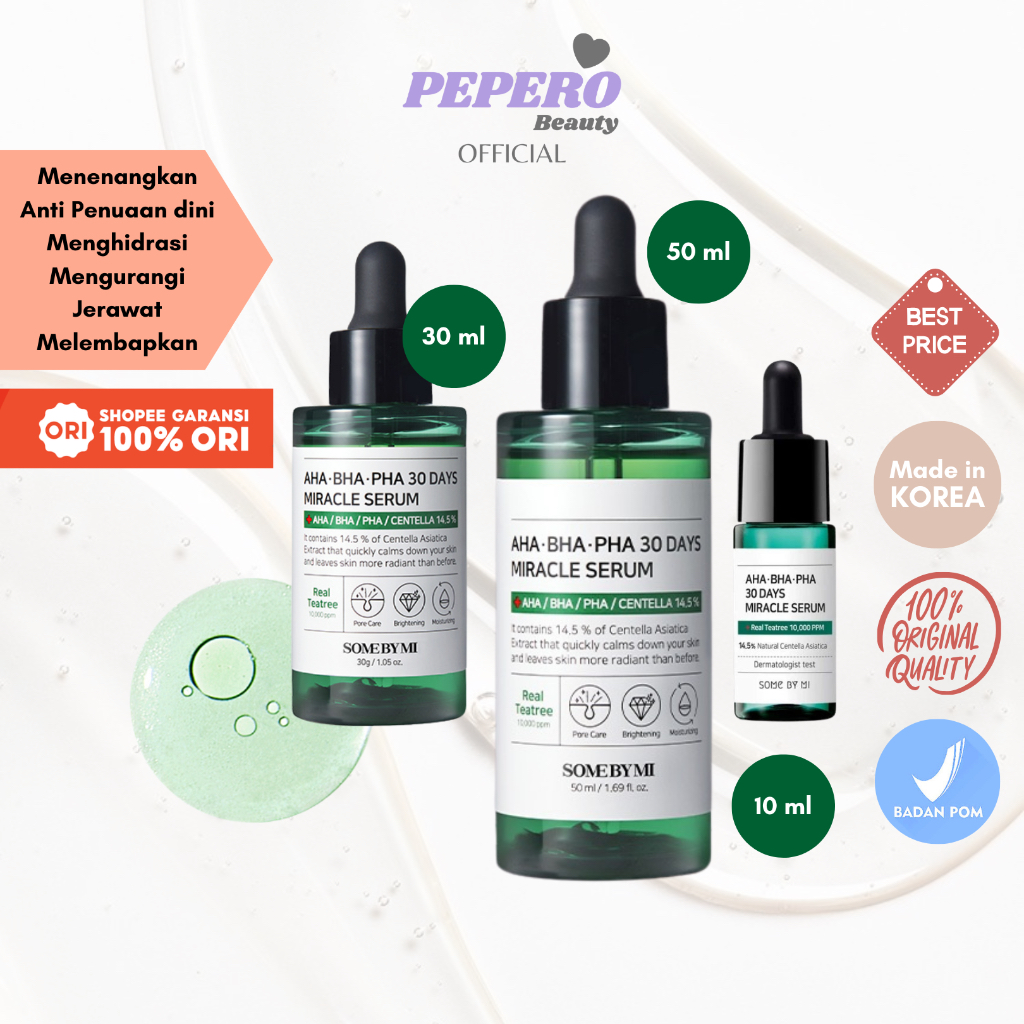 Jual SOMEBYMI AHA BHA PHA 30 Days Miracle Serum 50ml | 10ml | Shopee ...