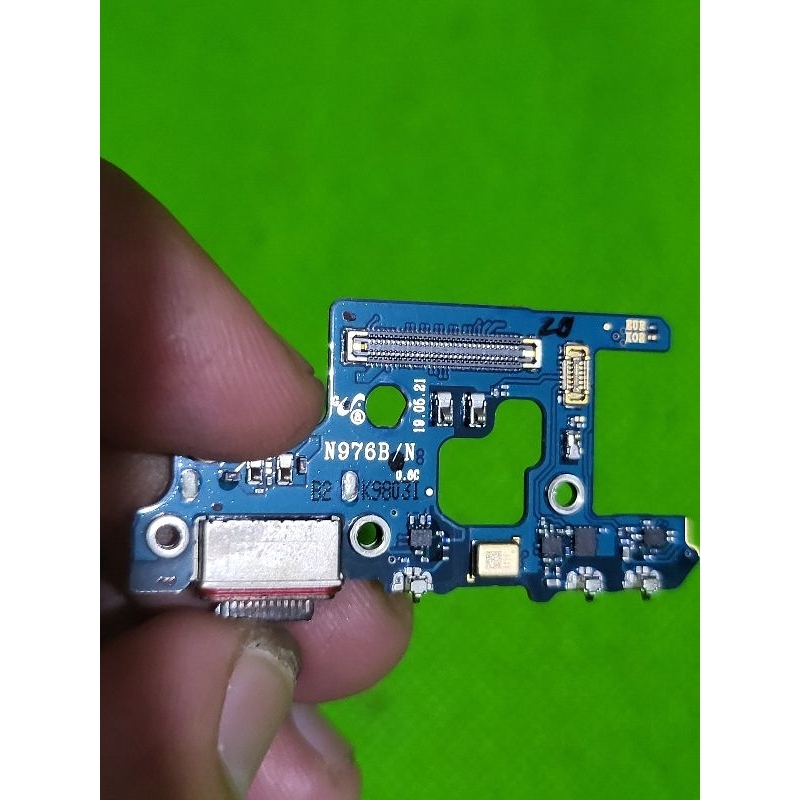 Jual papan pcb charger mainboard samsung note 10 plus ori copotan