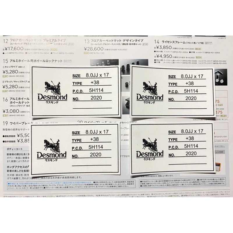 Jual sticker Spec Velg Desmond Regamaster | Shopee Indonesia