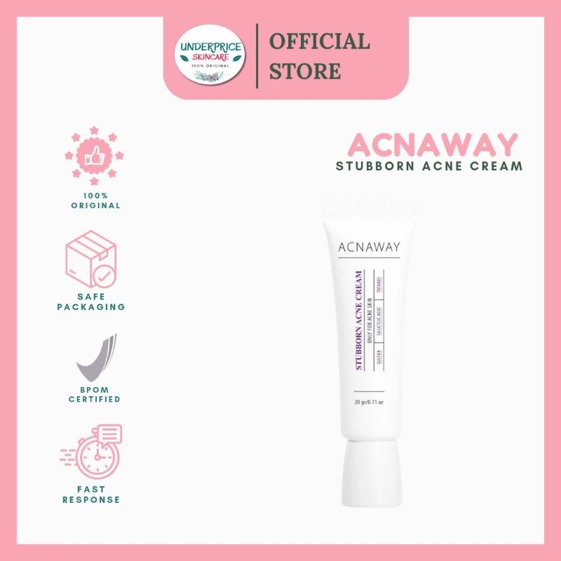 Jual ACNAWAY Stubborn Acne Cream | Shopee Indonesia