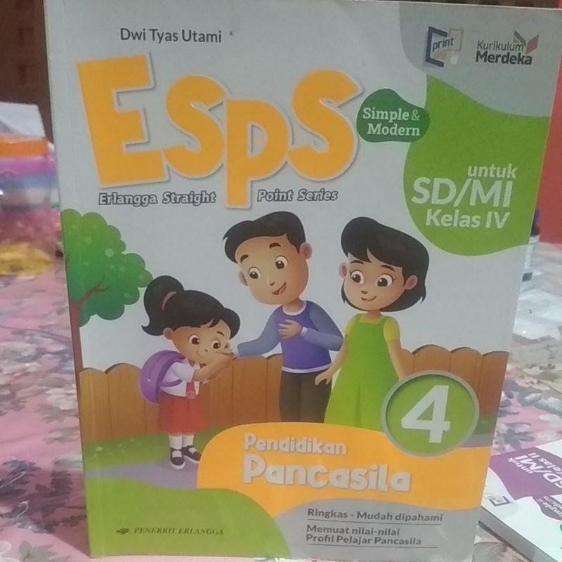 Jual ESPS PENDIDIKAN PANCASILA SD kelas 4 kurikulum merdeka | Shopee ...