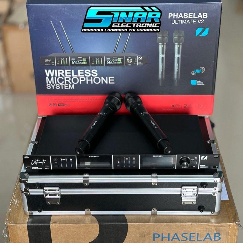 Jual Mic Wireless PHASELAB ULTIMATE V2 2buah MIC | Shopee Indonesia