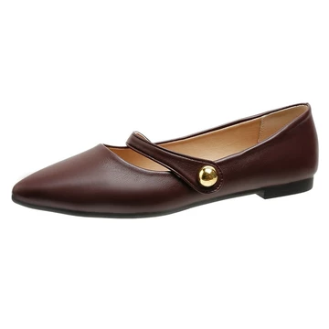 HMBRG FREE BOX Dayeon Sepatu Flatshoes Wanita Slip On Sepatu Tali Wanita Fashion Korean TG2079