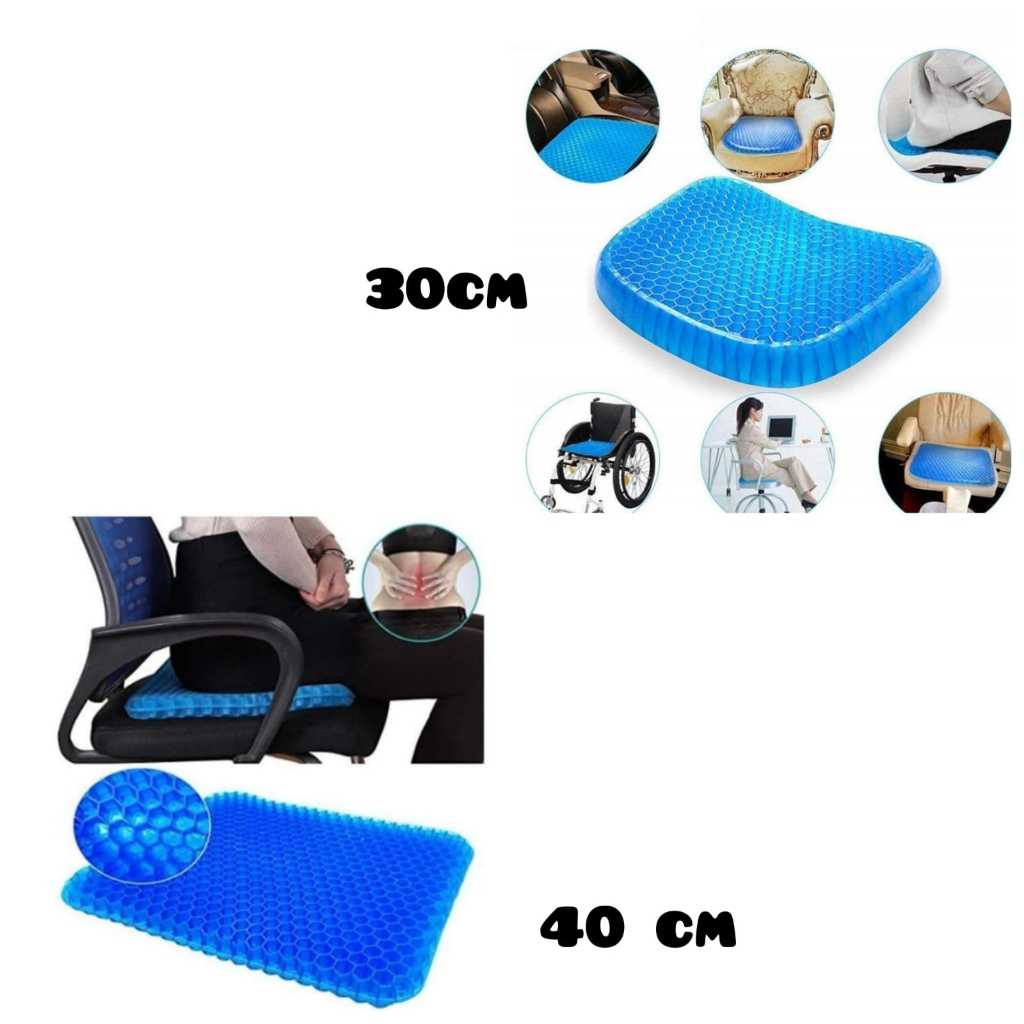 Bantal Alas Duduk Silikon Gel Empuk Mobil Kursi Egg Sitter Sofa Rumah  Serbaguna Anti Ambeien Multifungsi Premium Pillow