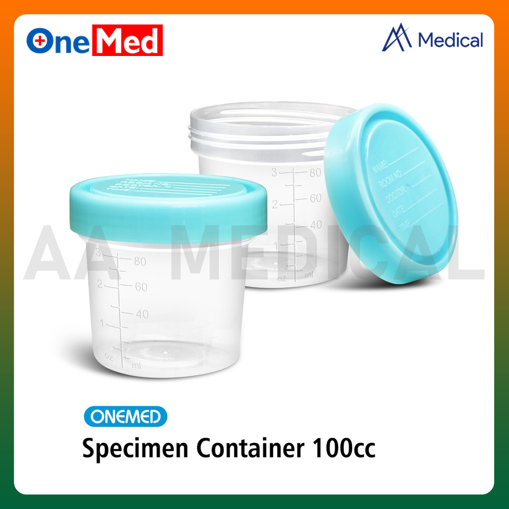 Jual ONEMED Urine Container Non Steril 100ml Pot Wadah Sampel Urin 100 ...