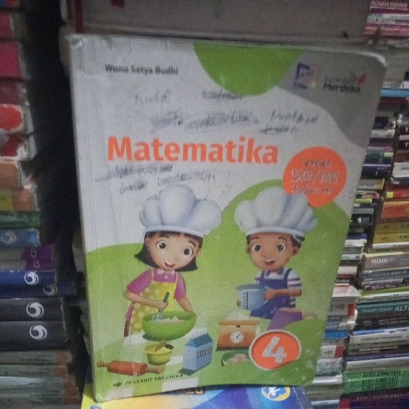 Jual BUKU MATEMATIKA UNTUK SD KELAS 4 KURIKULUM MERDEKA PENERBIT ...