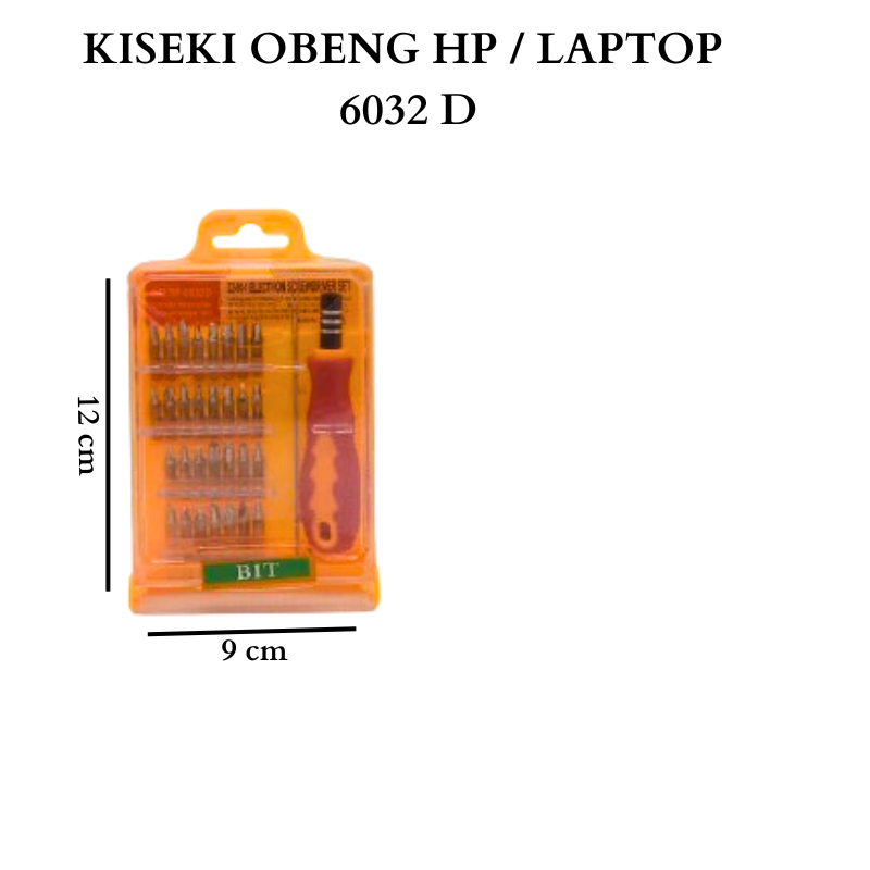 Jual Kiseki Obeng Set Reparasi 32 In 1 multifungsi Nasa Ns-07 / 6032D ...