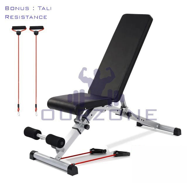 Jual Adjustable Bench Press Sit Up Bench Kursi Fitness Multifungsi