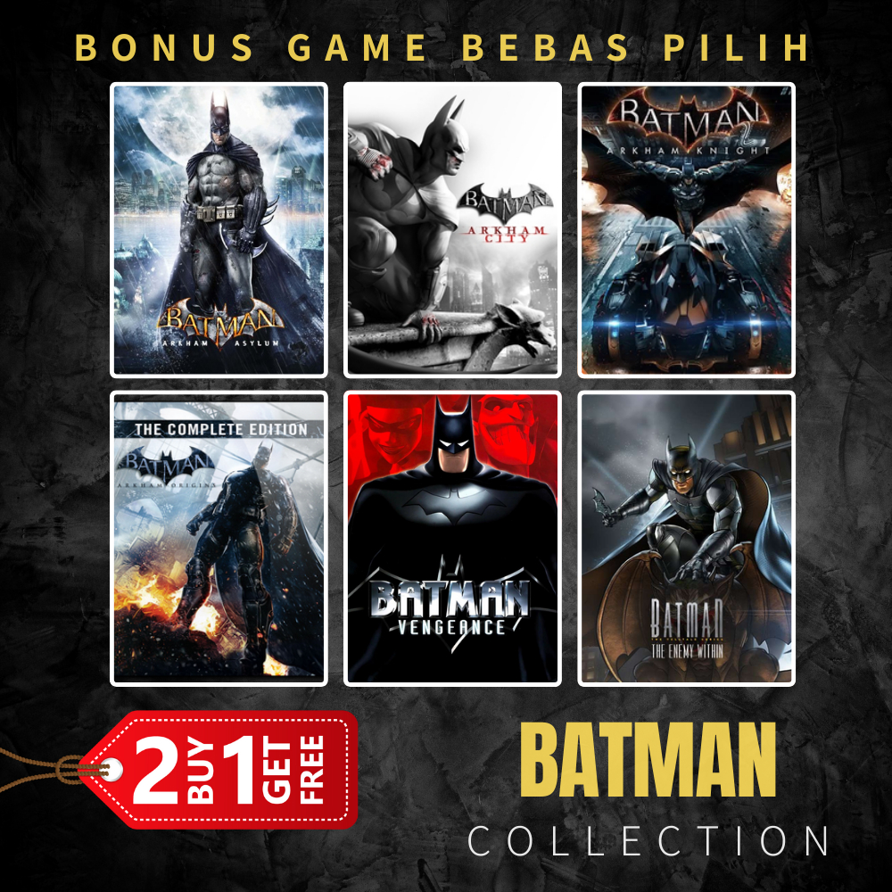 Jual Batman Collection Series | GAME PC | BELI 2 GRATIS 1 | Shopee ...