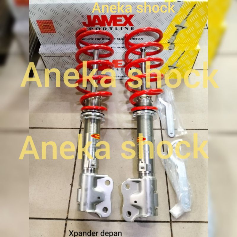 Jual SHOCK BREAKER JAMEX COILOVER ADJUSTABLE MITSUBISHI XPANDER DEPAN ...
