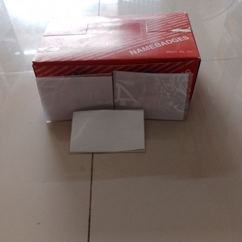 Jual Name Tag Multi ID Card Tag Multi Merah ( Pak ) [ Original ...