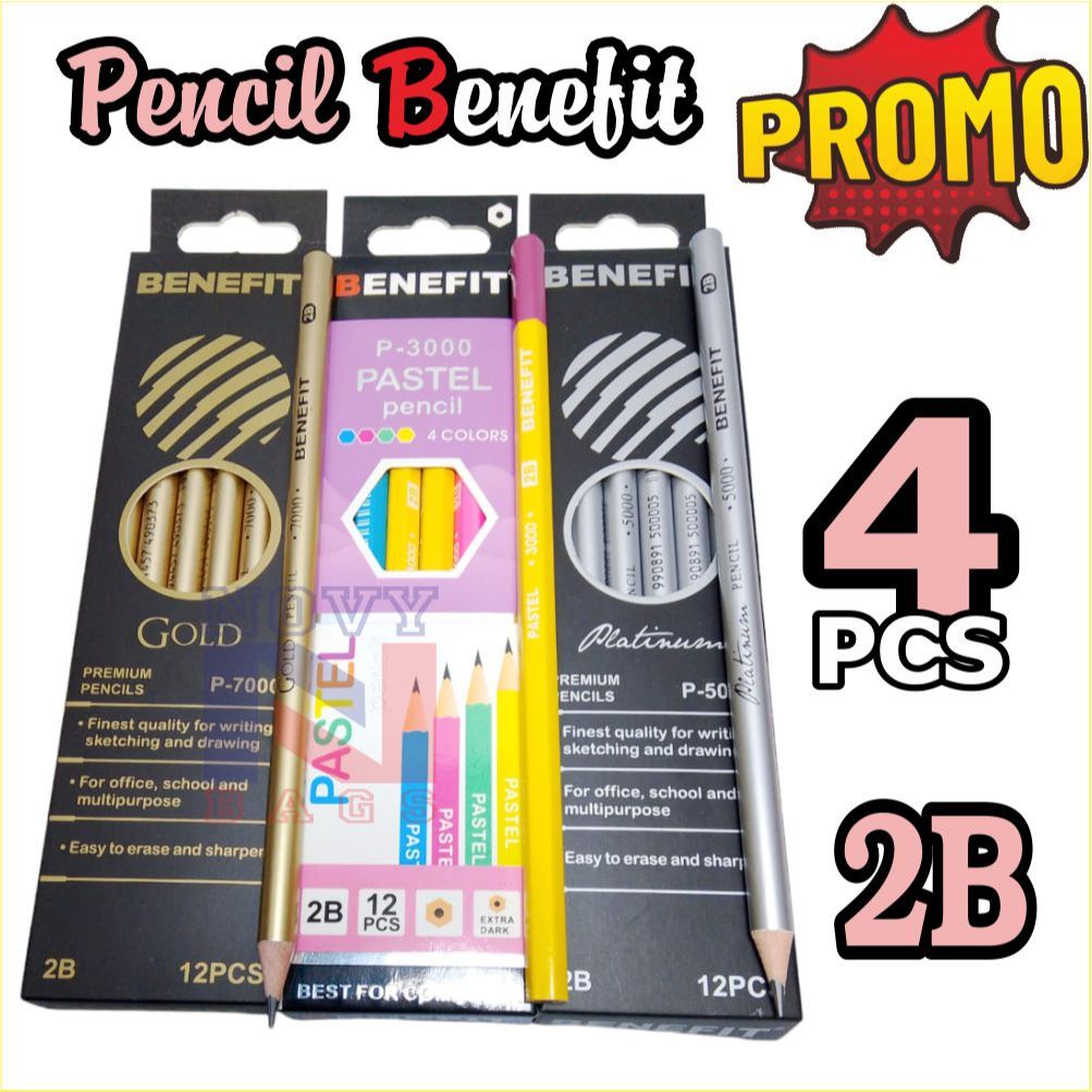 Jual PROMO PENSIL 2B PENSIL BENEFIT 2B PENCIL LUCU DAN KEREN HARGA ...
