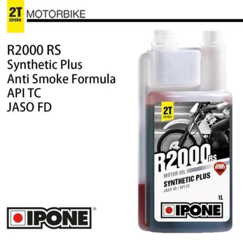 Jual IPHONE Strawberry R2000 RS 2T Synthetic Plus Motor OIL 1L | Shopee ...